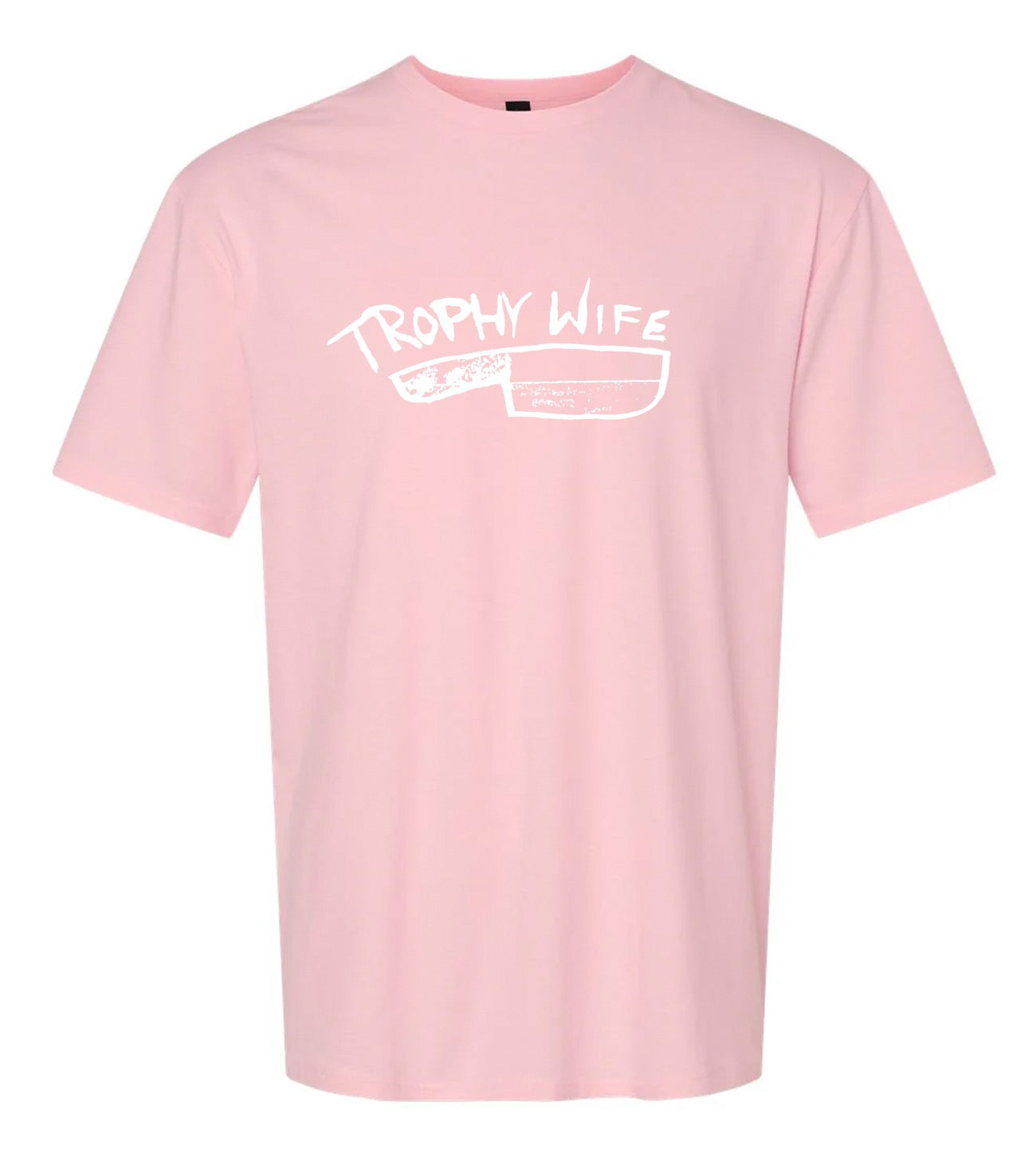 Pink Trophy T-Shirt with Knife Design